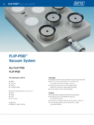 Flip Pod Vacuum System Specifications PDF