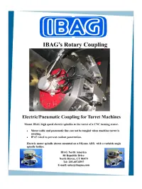 IBAG rotary coupling spec pdf image